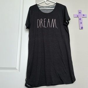 Rae Dunn Dream Short Sleeve Sleep Shirt. Soft & cozy for sleeping or relaxing.